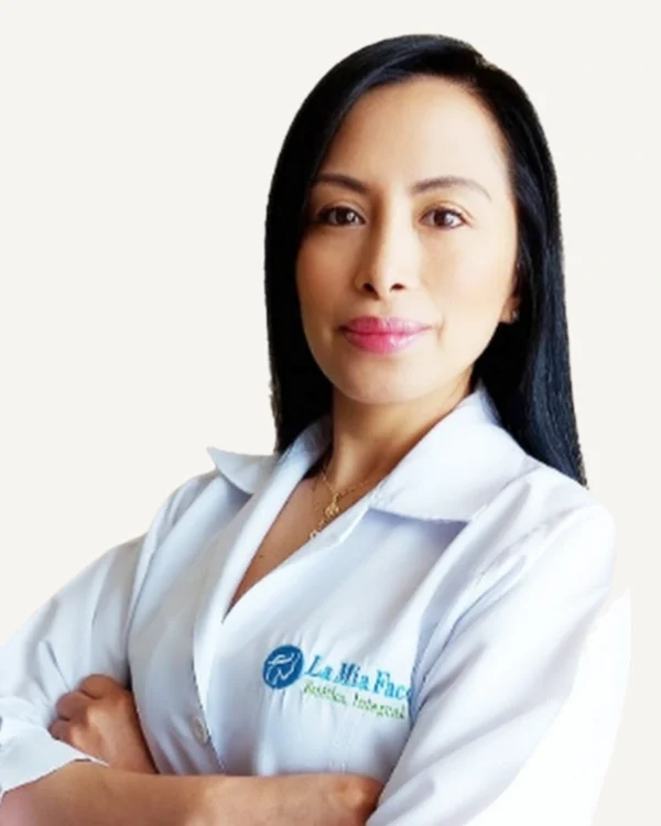 Lic. Inés Urbina, especialista en estética de La Mia Faccia en Miraflores