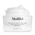 Pote de Medik8 Advanced Night Restore de 50 ml, crema de noche con complejo multiceramida