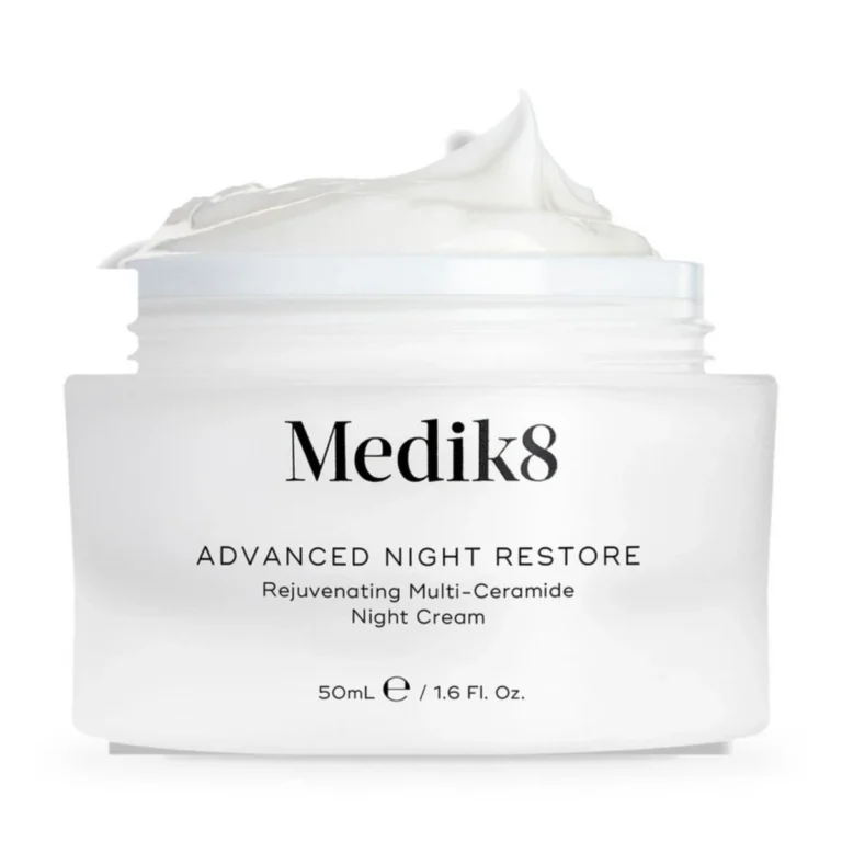Pote de Medik8 Advanced Night Restore de 50 ml, crema de noche con complejo multiceramida