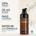 Datos de la fórmula de Medik8 C-Tetra Advanced, sérum de vitamina C al 20% en gel