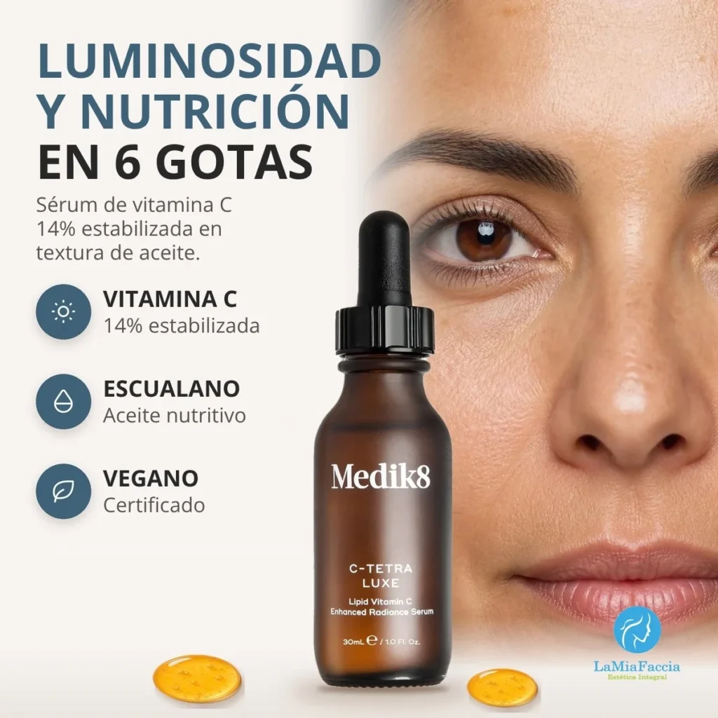 Medik8 C-Tetra Luxe, sérum de vitamina C al 14% en aceite para una piel más luminosa