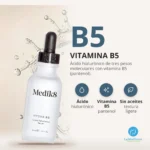 Ingredientes de Medik8 Hydr8 B5: ácido hialurónico en tres tamaños y vitamina B5
