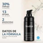 Datos de la fórmula de Medik8 Liquid Peptides Advanced MP, sérum de péptidos con 13 péptidos al 30%