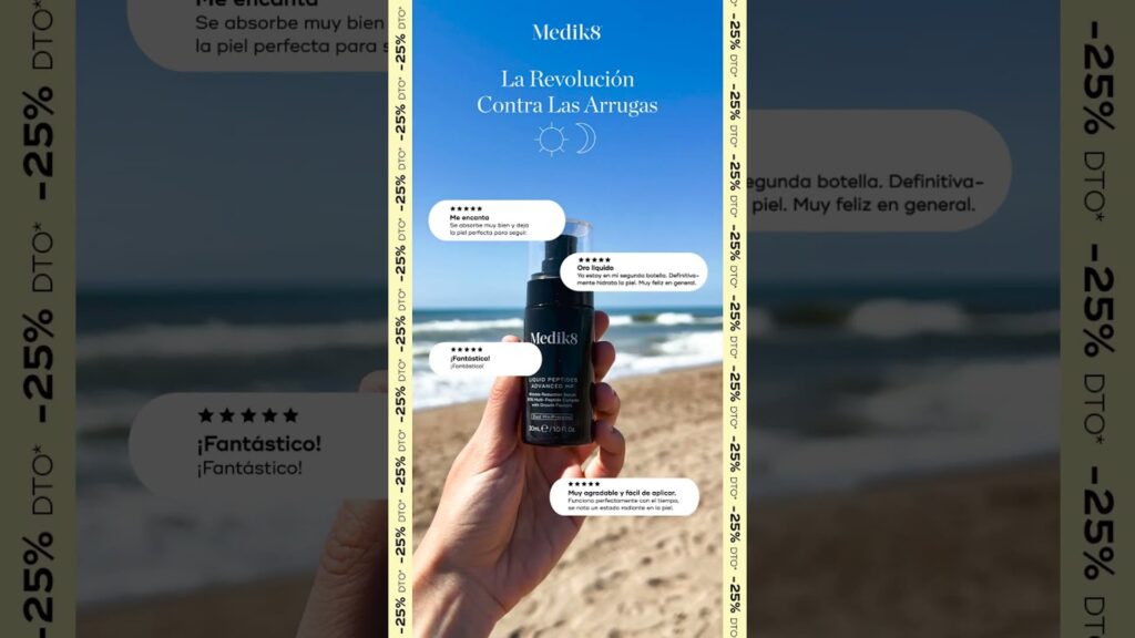 Video de Medik8 Liquid Peptides Advanced MP, sérum de péptidos con 13 péptidos al 30%