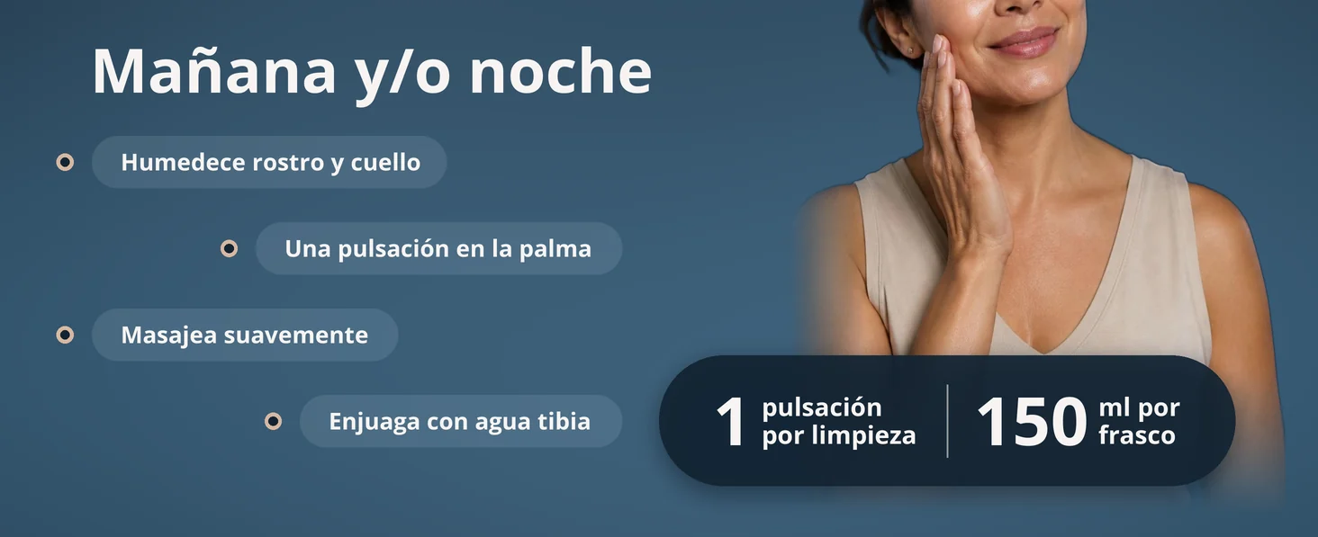 Medik8 Calmwise Soothing Cleanser: se usa de mañana y/o de noche
