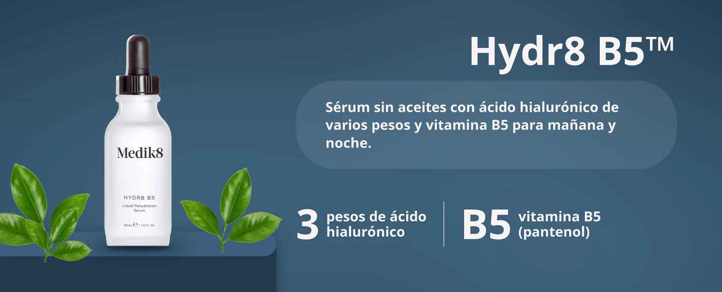 Medik8 Hydr8 B5, sérum hialurónico sin aceites con vitamina B5