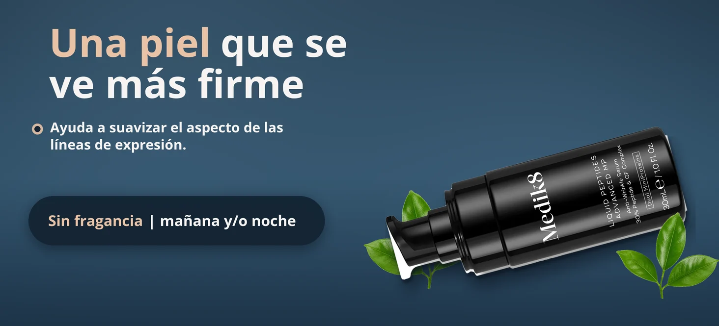 Medik8 Liquid Peptides Advanced MP: una piel que se ve más firme y lisa