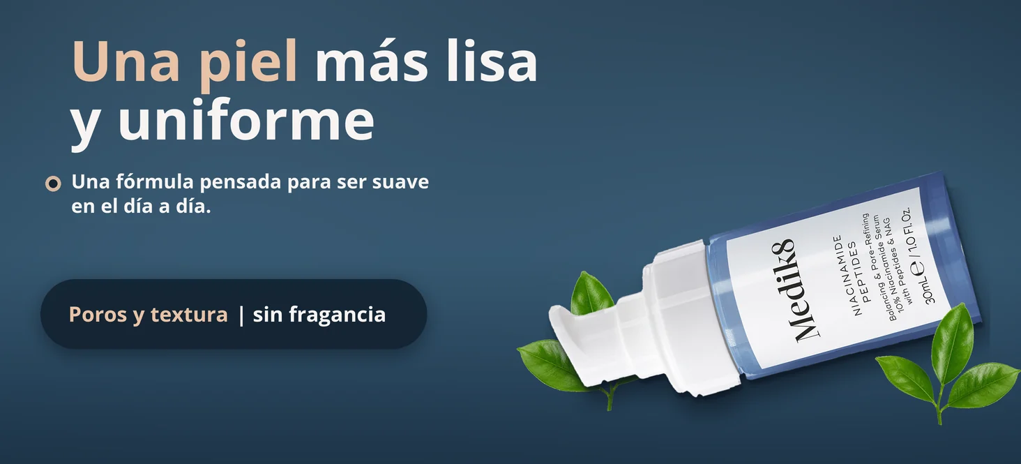 Medik8 Niacinamide Peptides: una piel que se ve más lisa y con menos brillo